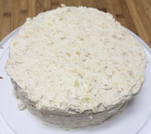 Lemon Cake With Pineapple Cream Frosting